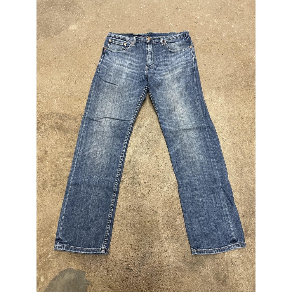 Levis 505 Jeans Mens 32x32 Blue Regular Fit Straight Leg Zip‎ Fly PC9 00505-1334